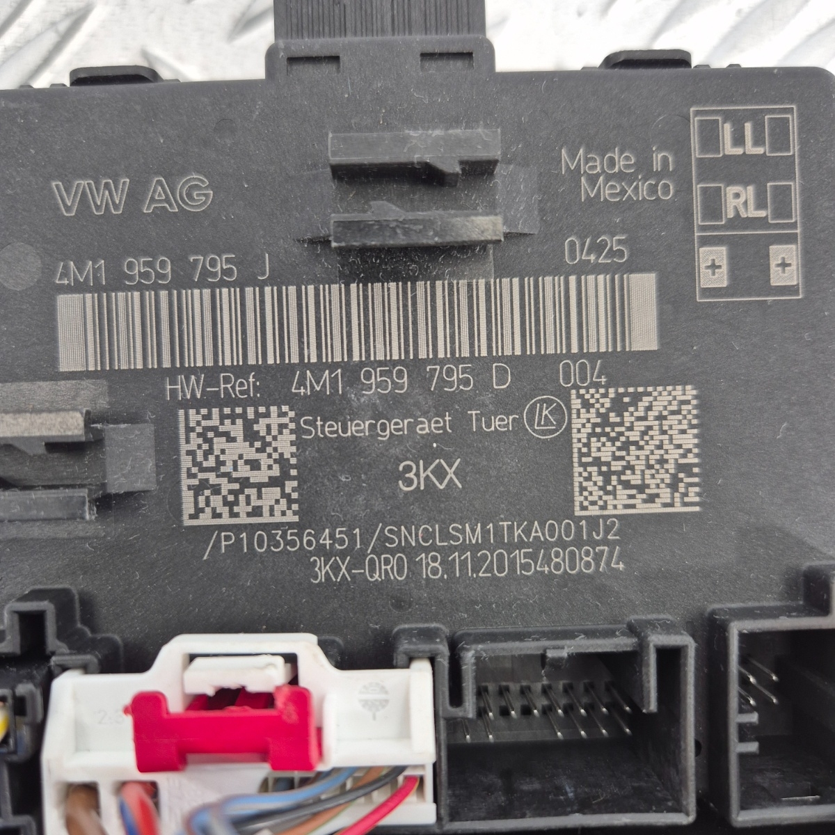 Modulo Controllo Porta Posteriore Sinistra Audi Q5 SQ5 OEM 4M1959795D Originale - immagine 6