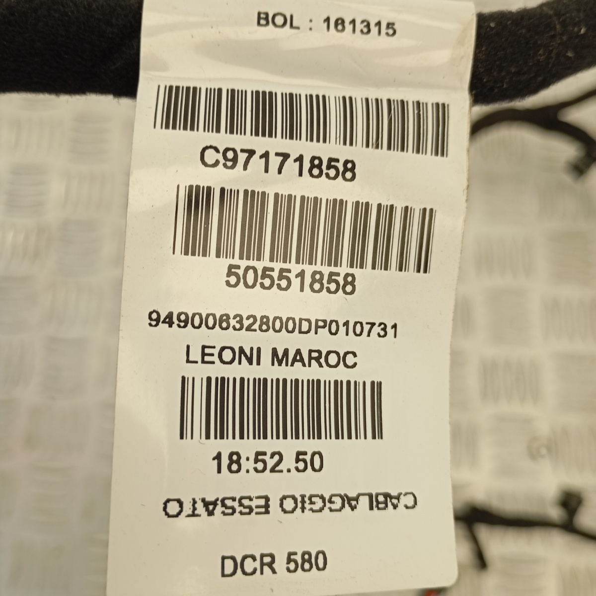 Cablaggio porta DX Stelvio (949)2.2 JTDM Q4 2021 OEM 50551858 Leoni - immagine 4
