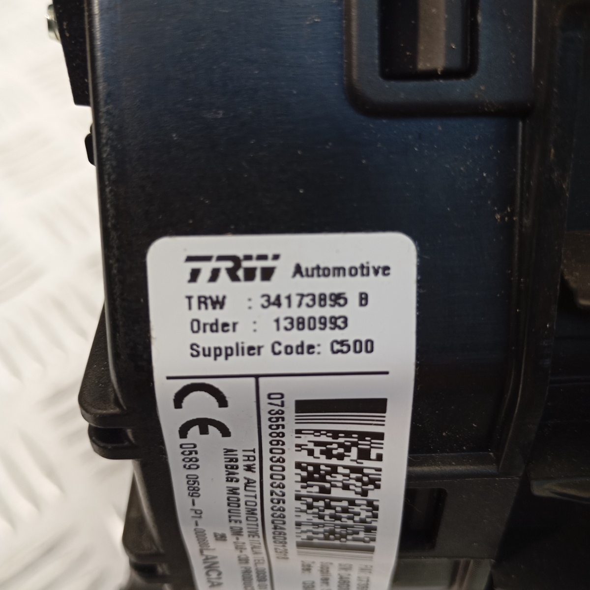 Airbag Volante Citroën Jumper 2014-2023 Airbag Centrale Conducente OEM 34173895 B TRW - immagine 8