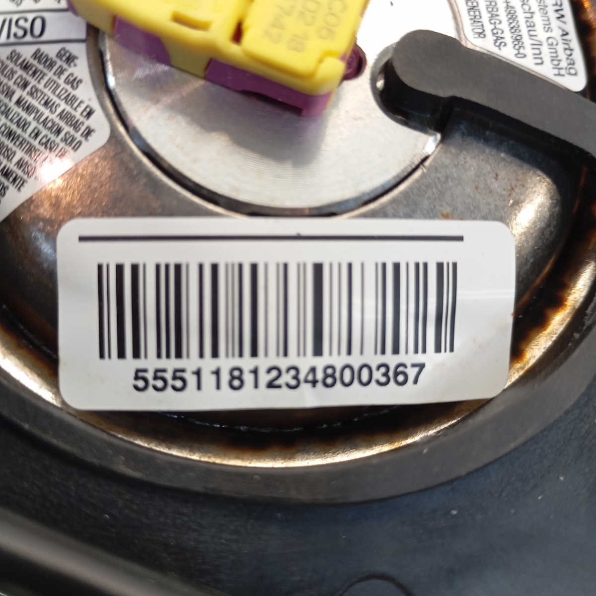Airbag Volante Citroën Jumper 2014-2023 Airbag Centrale Conducente OEM 34173895 B TRW - immagine 5