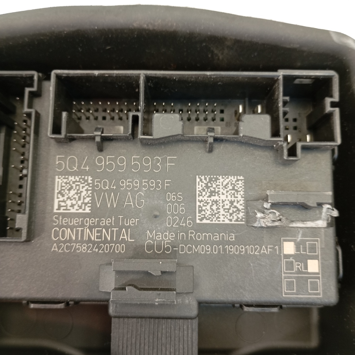 Modulo Controllo Porta Audi A1 VW Tiguan Passat 2016-2023 OEM 5Q4 959 593 F - immagine 2
