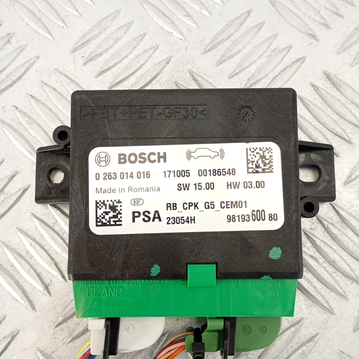 Centralina sensori parcheggio Peugeot OEM 9819360080 / 0 263 014 016 - immagine 2