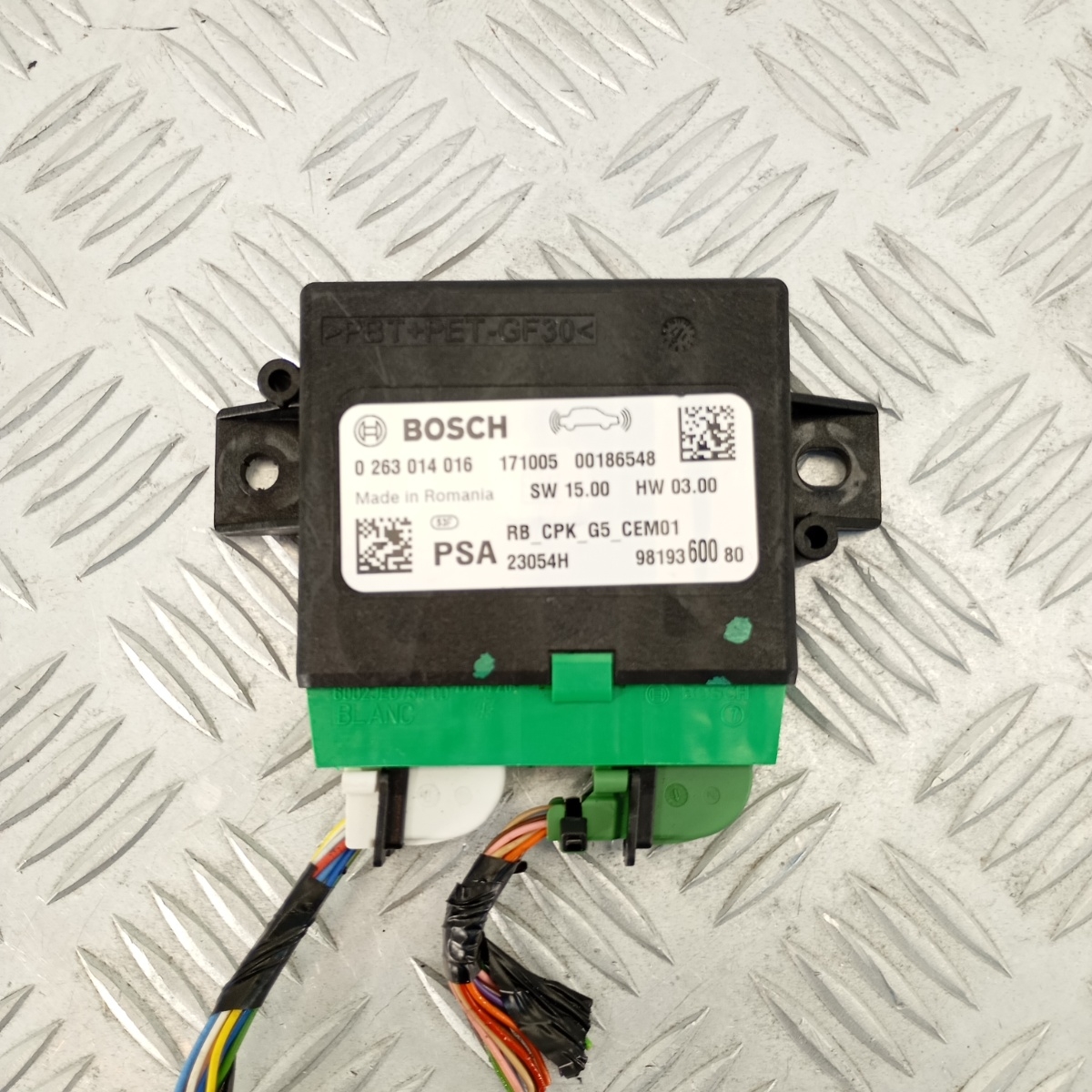 Centralina sensori parcheggio Peugeot OEM 9819360080 / 0 263 014 016 - immagine 7