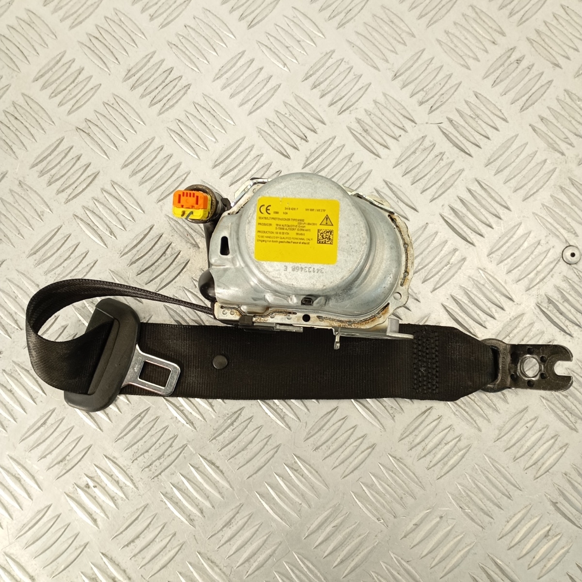 Cintura sicurezza posteriore destra Audi A4 A5 OEM 8W0 857 806 B V04 - immagine 3