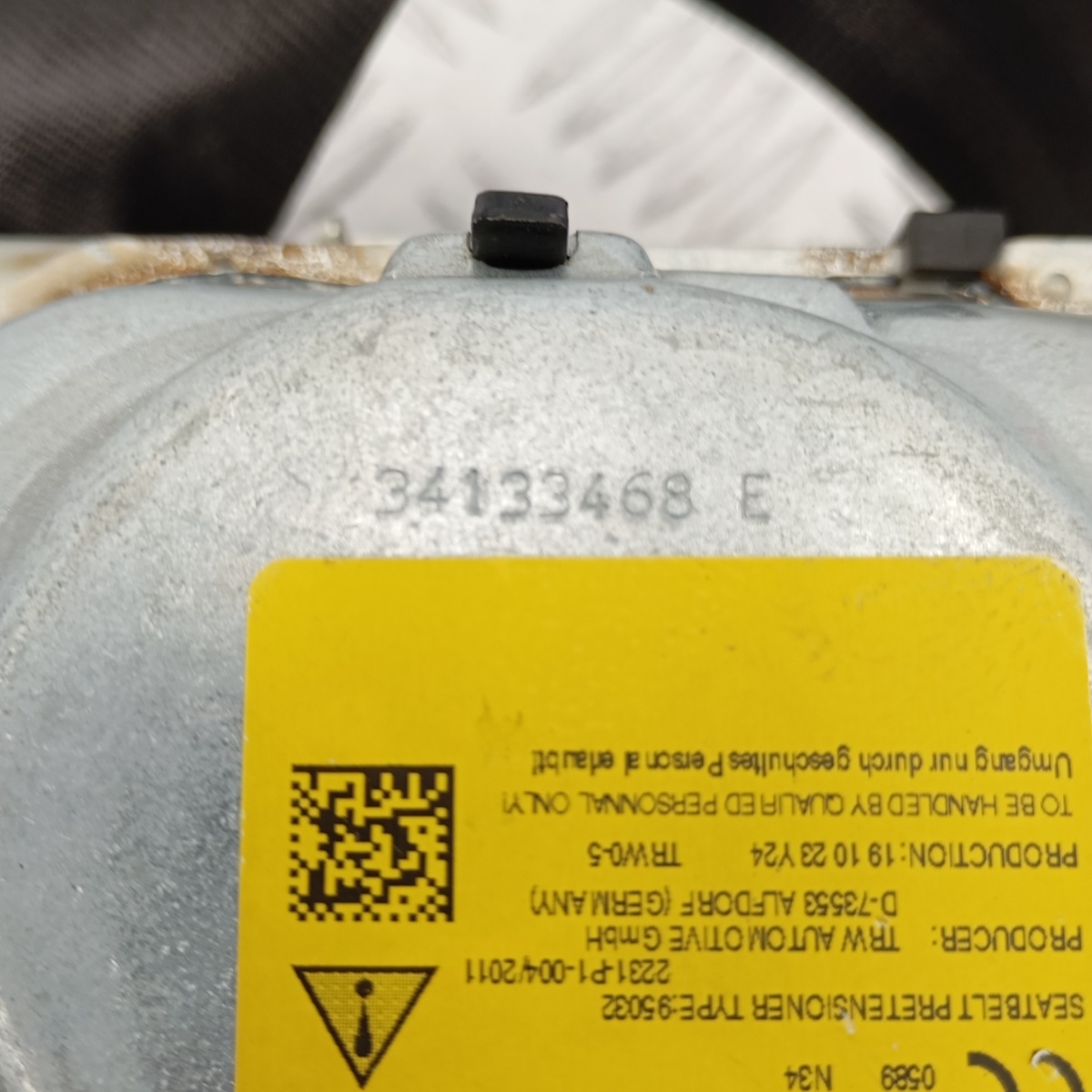 Cintura sicurezza posteriore destra Audi A4 A5 OEM 8W0 857 806 B V04 - immagine 6