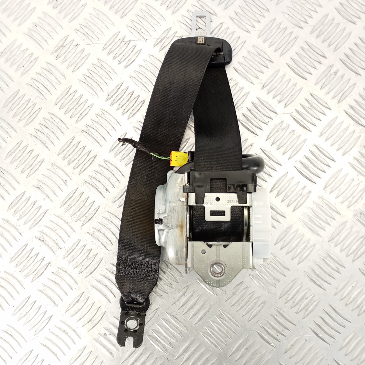 Cintura sicurezza posteriore sinistra Audi A4 A5 OEM 8W0 857 805 B V04 - immagine 2