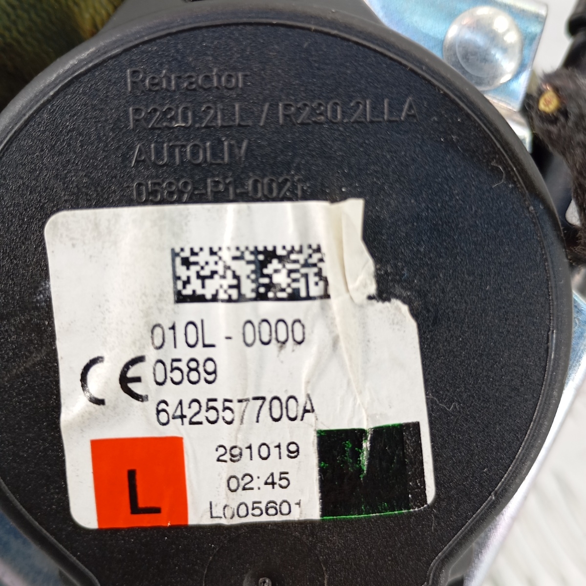 Cintura sicurezza anteriore sinistra Audi A4 b9 A5 OEM 8W0 857 705 K V04 - immagine 2