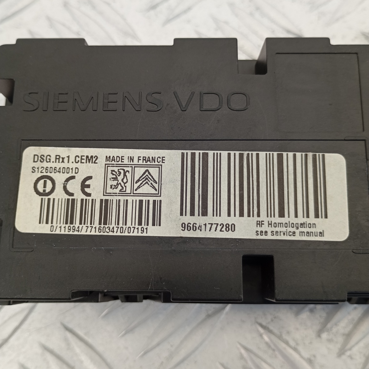 Centralina Pressione Pneumatici TPMS Peugeot 207 Cabrio 2006-2014 OEM 9664177280 - immagine 2