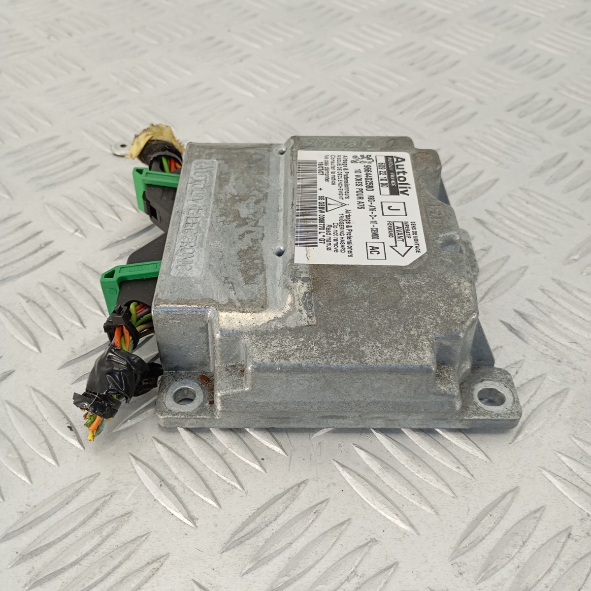 Centralina Airbag Peugeot 207 2006–2012 ECU Autoliv 10 Pin OEM 9664402580 - immagine 3