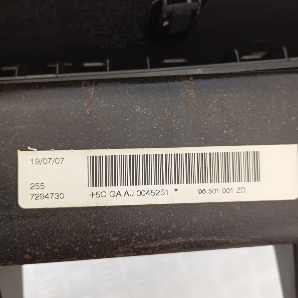 Airbag Passeggero Peugeot 207 CC 2007–2015 OEM 96501001ZD Cruscotto - immagine 3