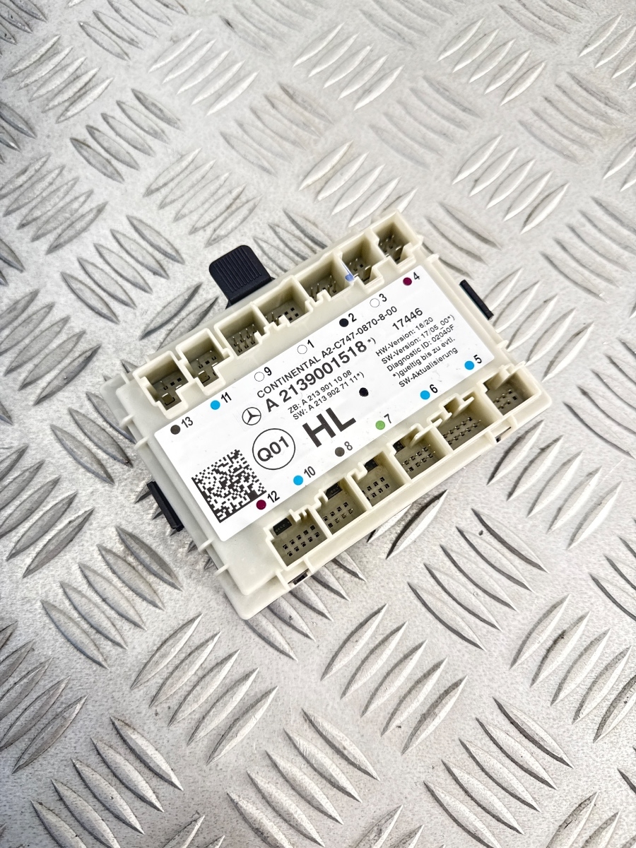 Centralina Porta Posteriore Sinistra Mercedes Classe S W222 A2139001518