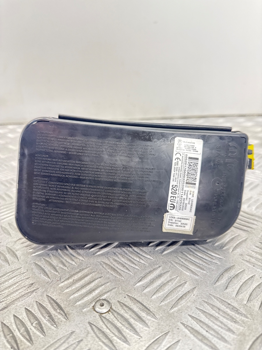 Airbag Laterale Sedile Destro Jeep Renegade BU 52017660 ZF 34180766F