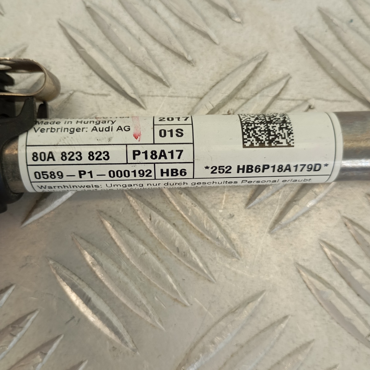 Attuatore Pirotecnico Cofano Audi Q5 SQ5 FY 2017–2025 80A823823 - immagine 3