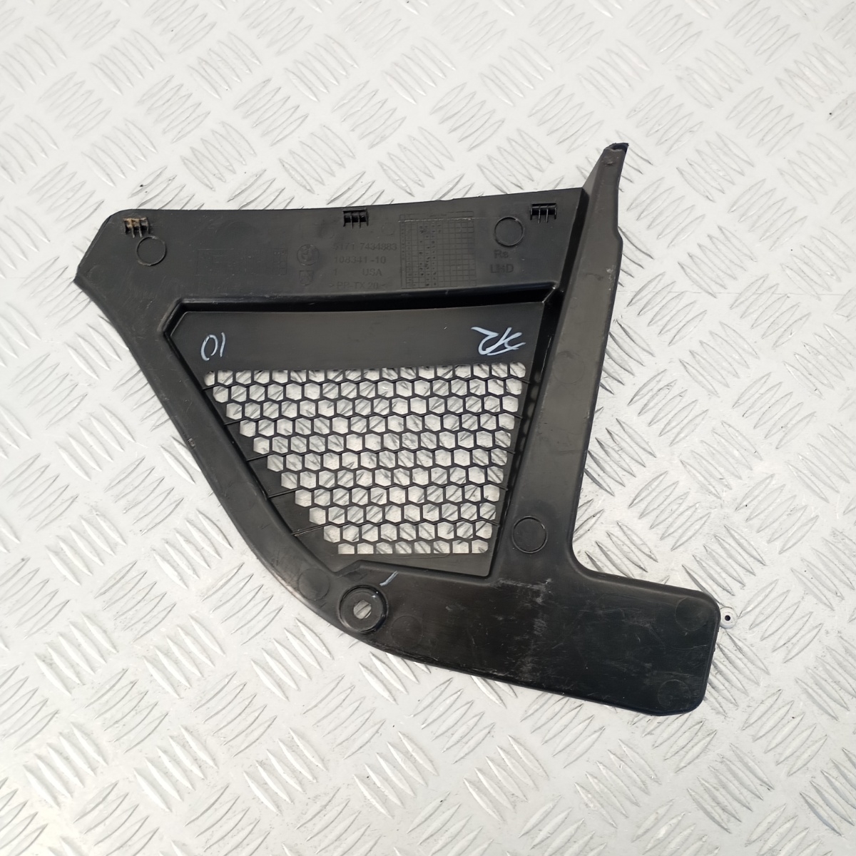 Griglia Sottoparabrezza Destra BMW X5 X6 G05 G06 51717434883 - immagine 7
