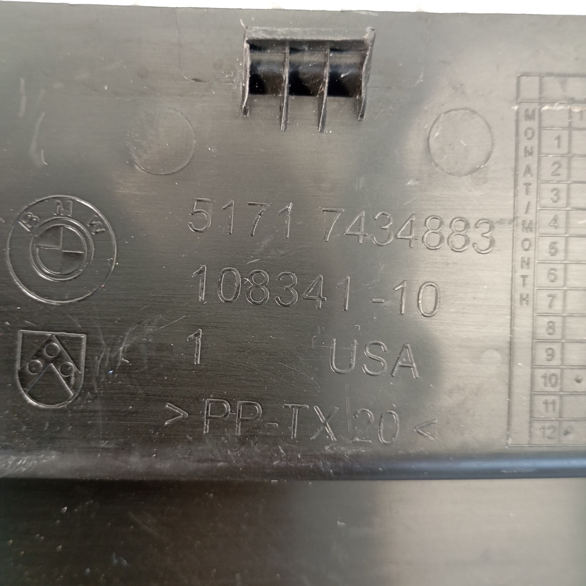 Griglia Sottoparabrezza Destra BMW X5 X6 G05 G06 51717434883 - immagine 8