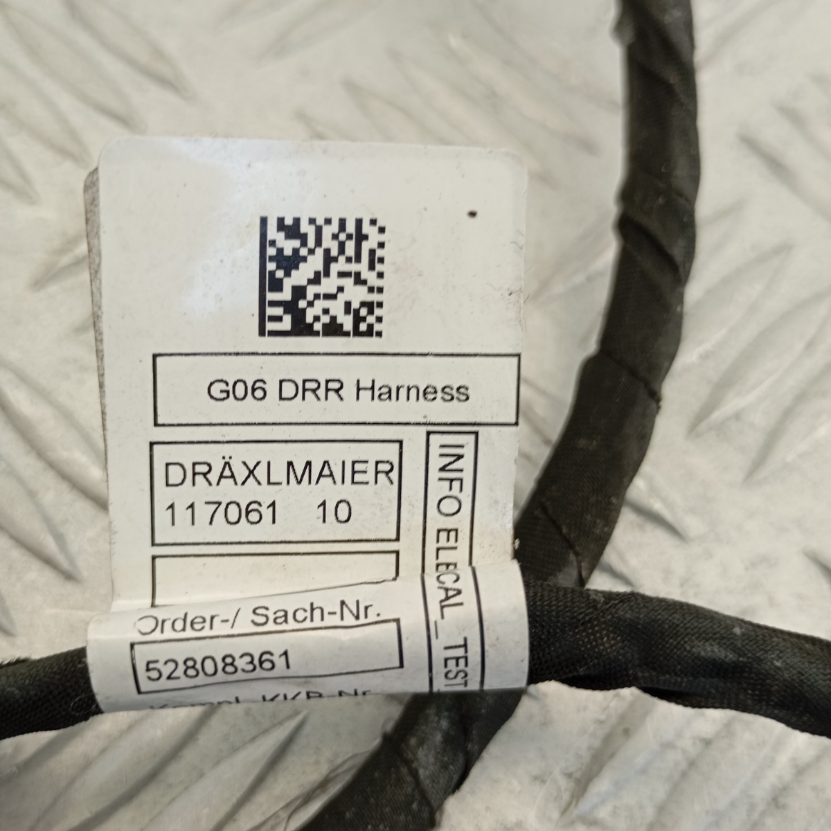 Cablaggio Porta Posteriore Destra BMW X6 G06 OEM 52808361 Dräxlmaier - immagine 3