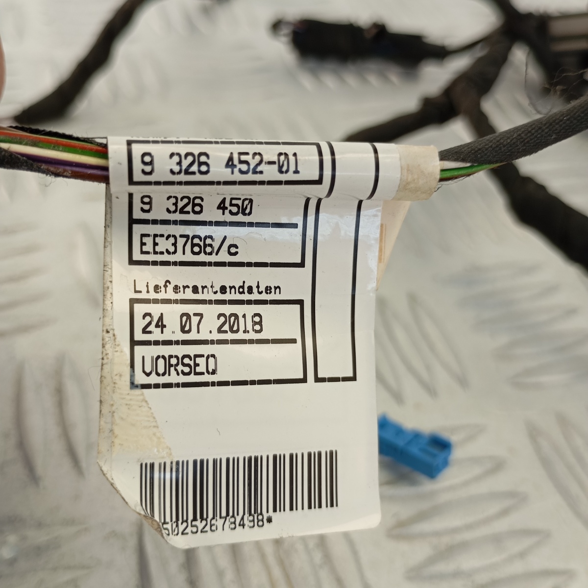 Cablaggio Porta Posteriore Destra BMW Serie 3 F34 GT OEM 9326452 - immagine 5