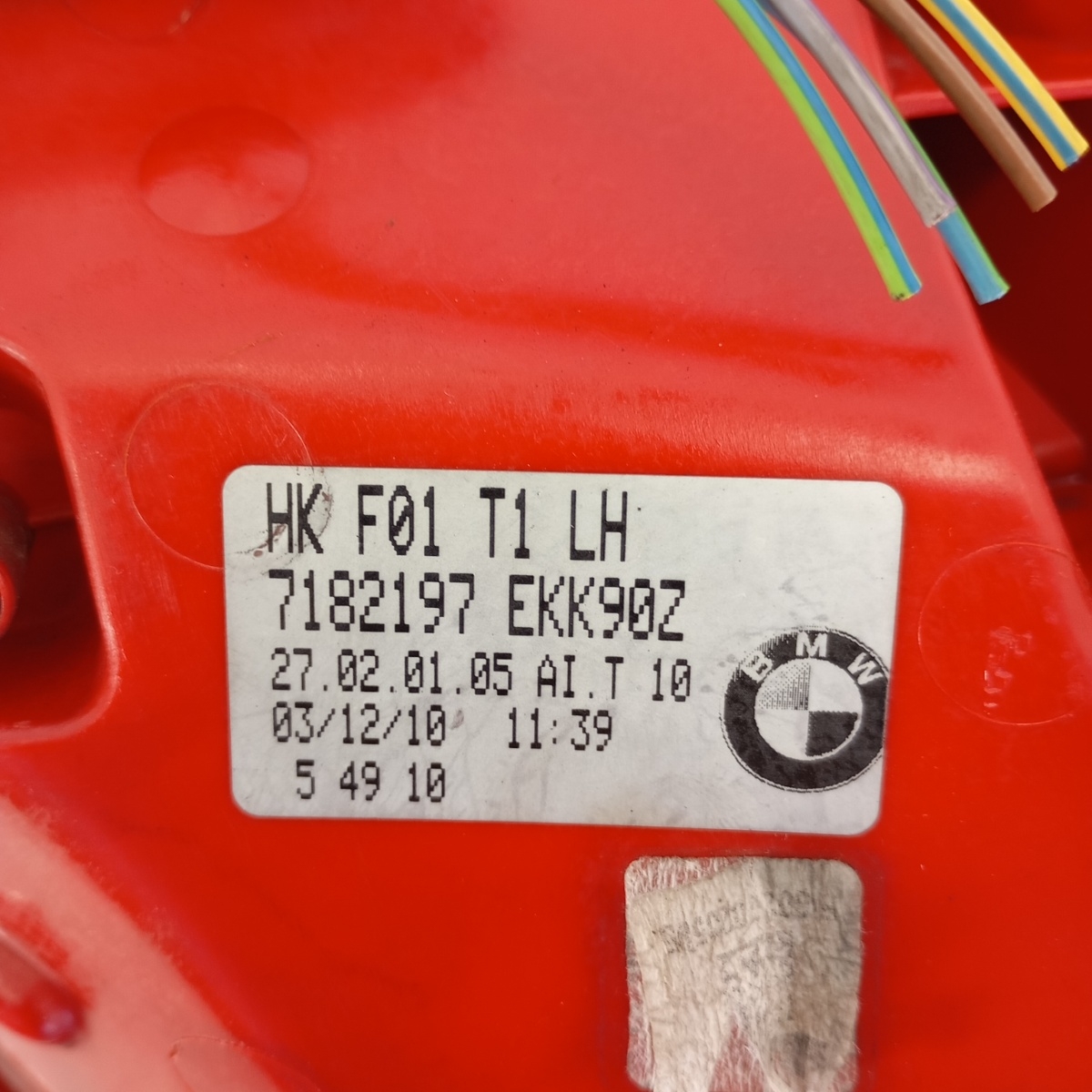 Fanale Posteriore Sinistro Esterno BMW Serie 7 F01 F04 2010 OEM 7182197 - immagine 5
