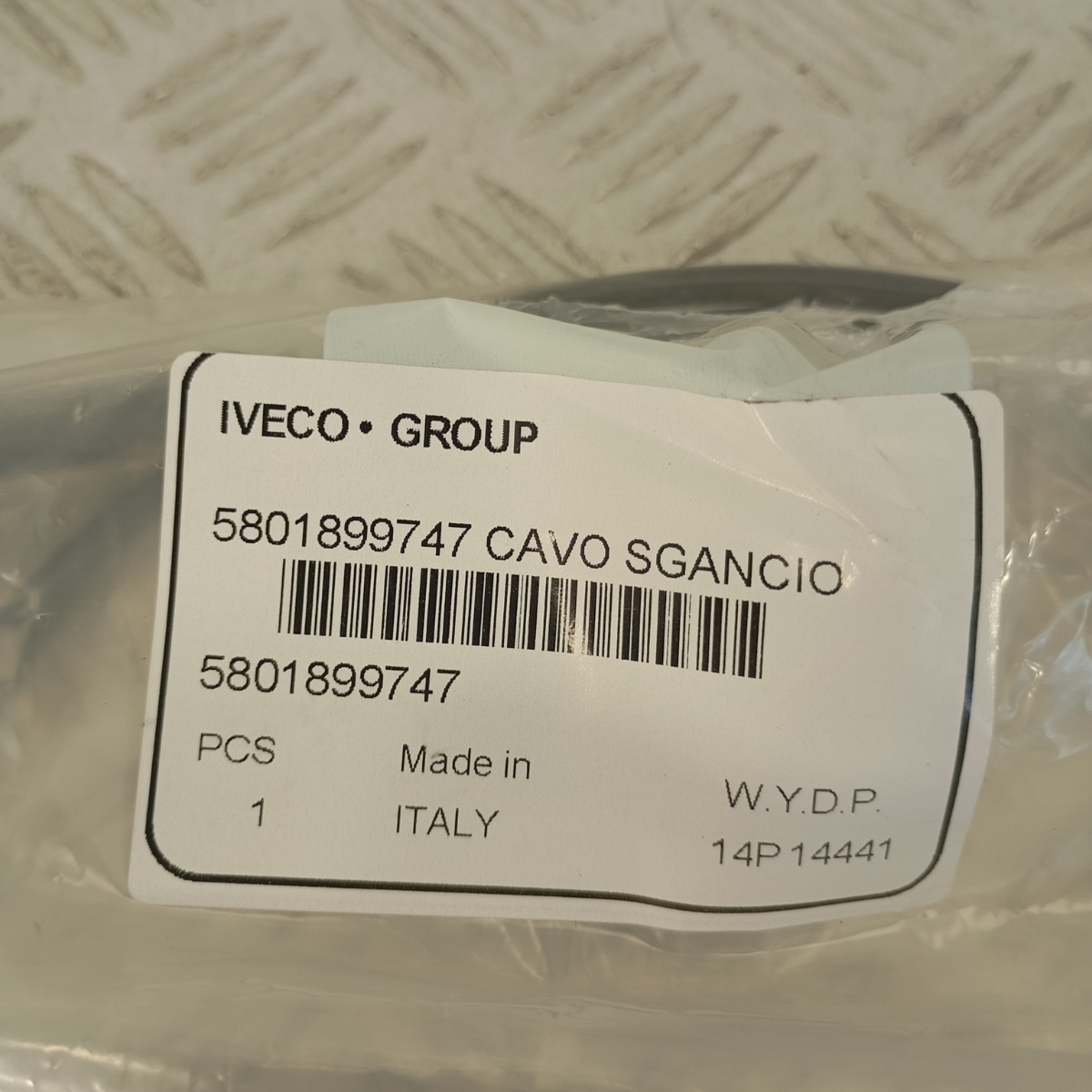 Cavo Comando Cofano Motore Iveco Daily VI 2014–2023 5801899747 - immagine 2