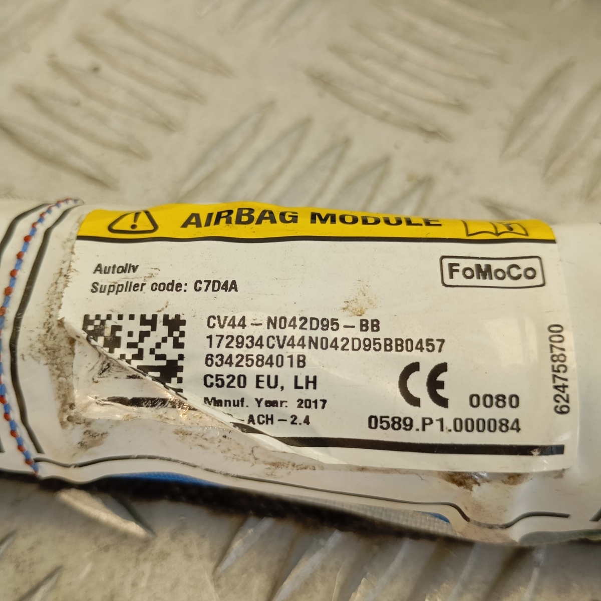 Airbag Laterale a Tendina Sinistro OEM Ford Kuga II CV44-N042D95-BB - immagine 5