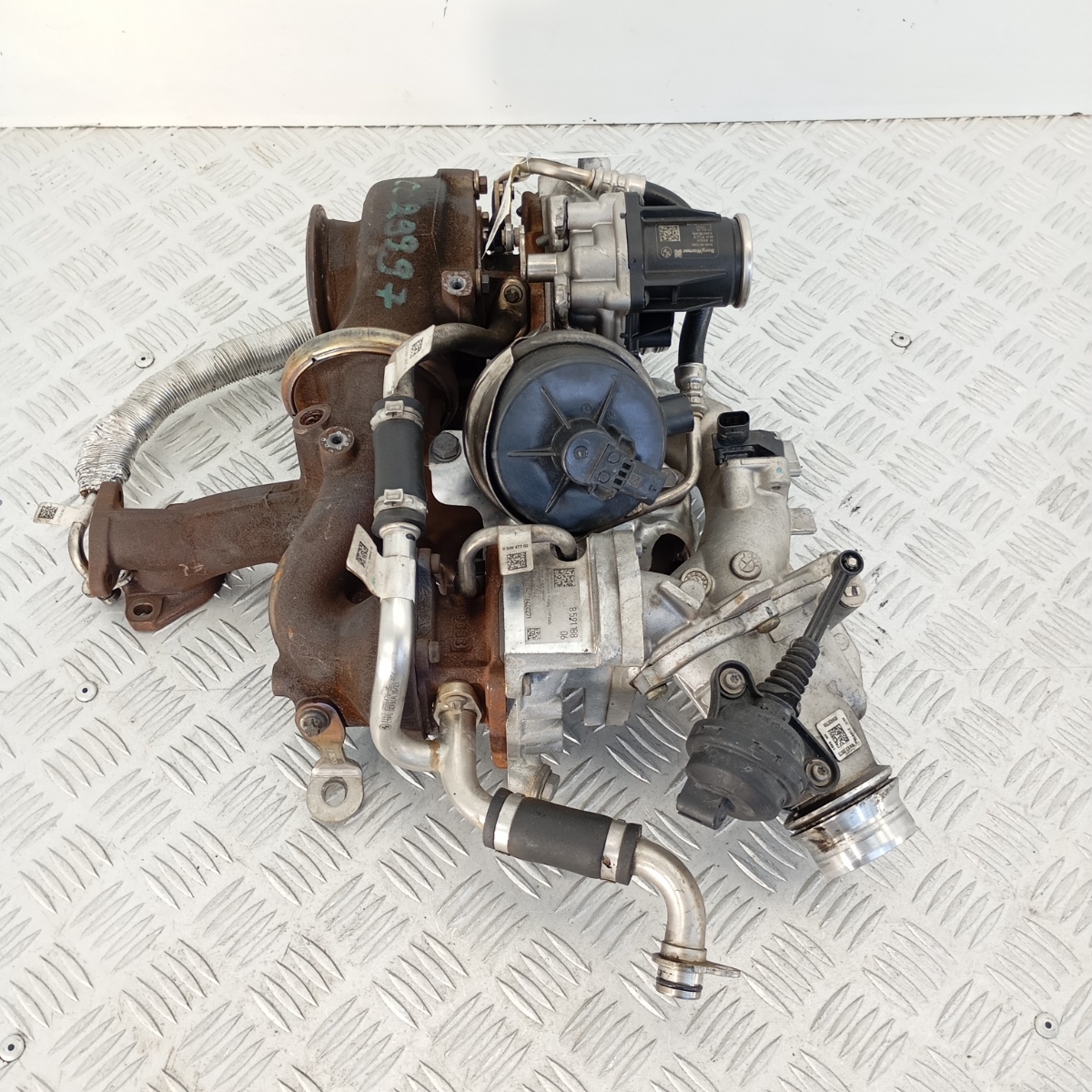 Turbina BMW X1 X2 Serie 1 2 MINI 2.0D B47 OEM 11658591188 - immagine 4