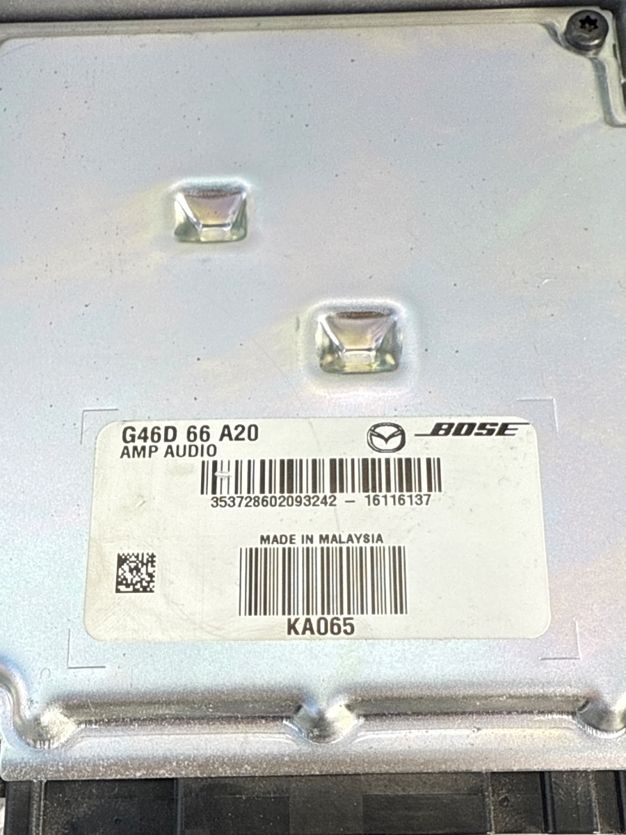 Amplificatore Audio Bose Mazda 6 III 2019 Berlina G46D66A20 - immagine 2