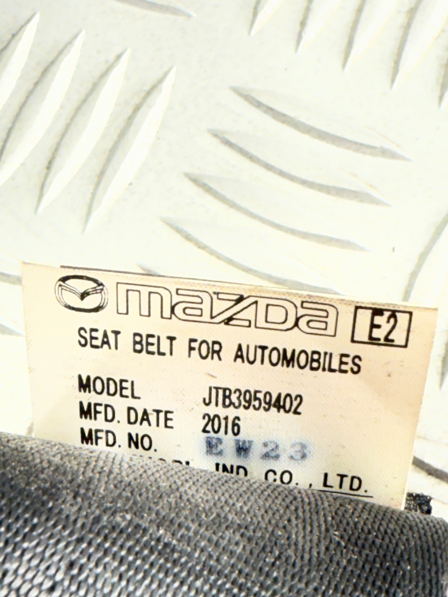 Cintura di Sicurezza Posteriore Destra Mazda 6 III 2019 JTB3959402 - immagine 2
