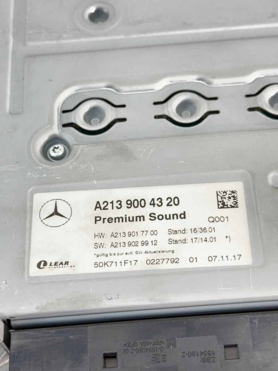 Amplificatore Audio Premium Sound Mercedes E S W222 A2139004320 - immagine 3