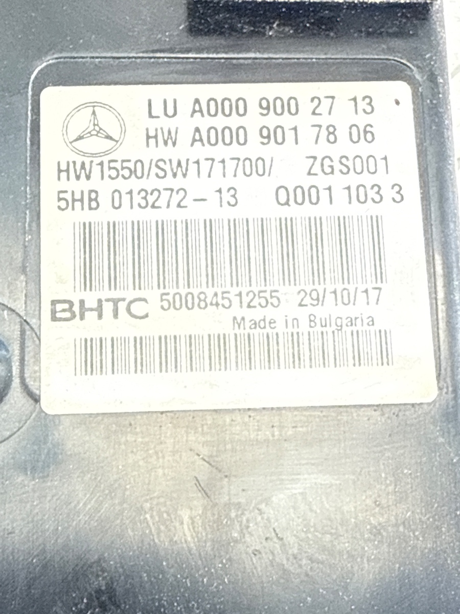 Centralina Aria Condizionata Mercedes S-Class W222 A0009002713 - immagine 4