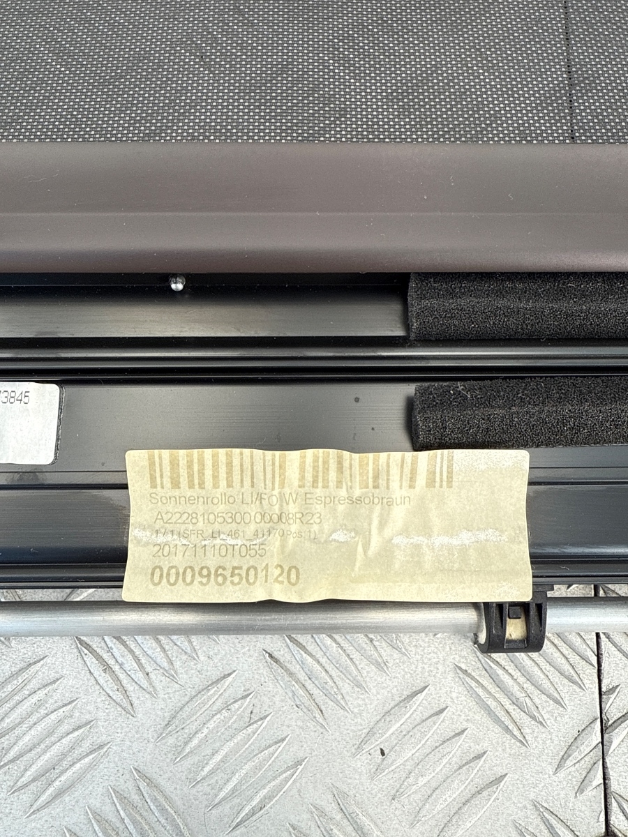Tendina Parasole Avvolgibile Posteriore Sinistra Mercedes S W222 A2228105300 - immagine 4