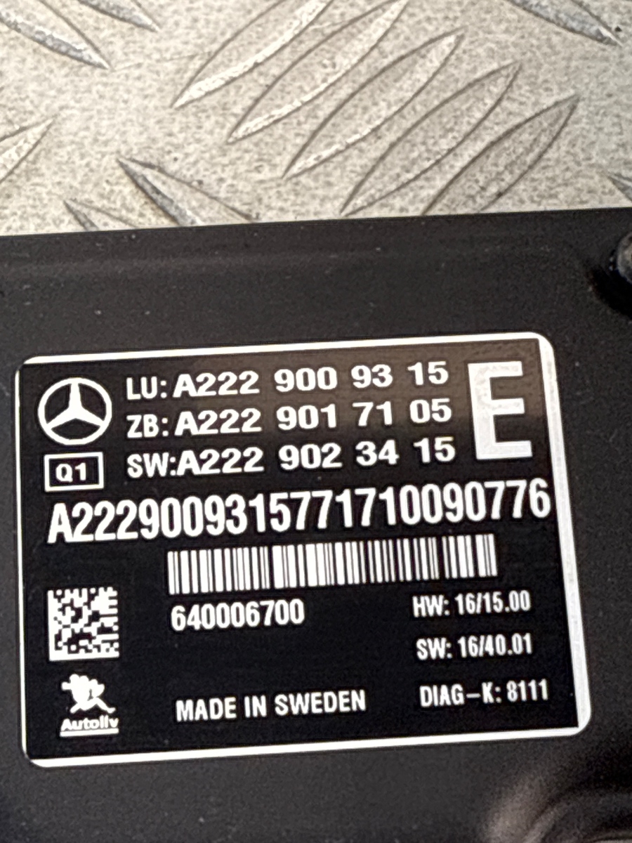 Modulo Telecamera Frontale ADAS Mercedes Classe S W222 2017 A2229009315 - immagine 2