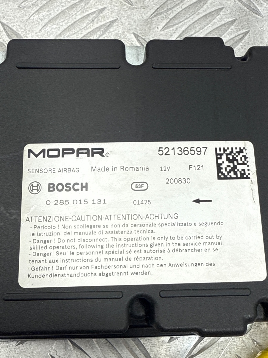 Centralina Airbag Jeep Renegade BU B1 2014-2023 52136597 I 0285015131 - immagine 6