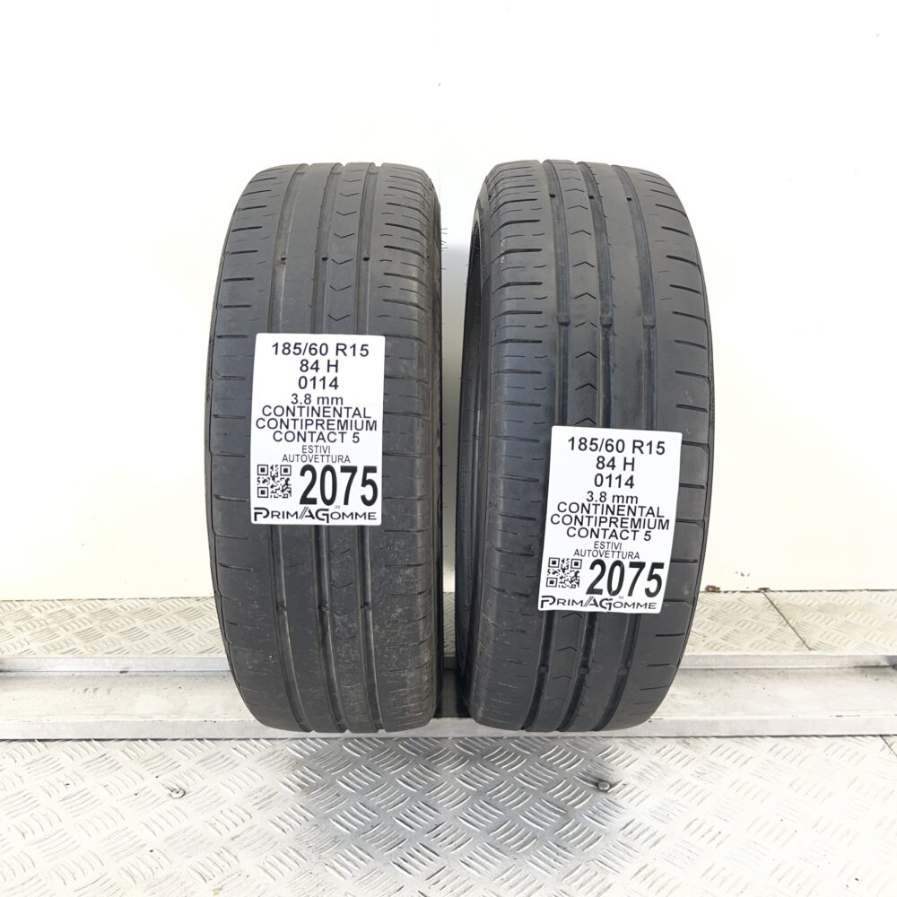 Pneumatici Usati 185 60 R15 84H Continental ContiPremiumContact 5 Estive