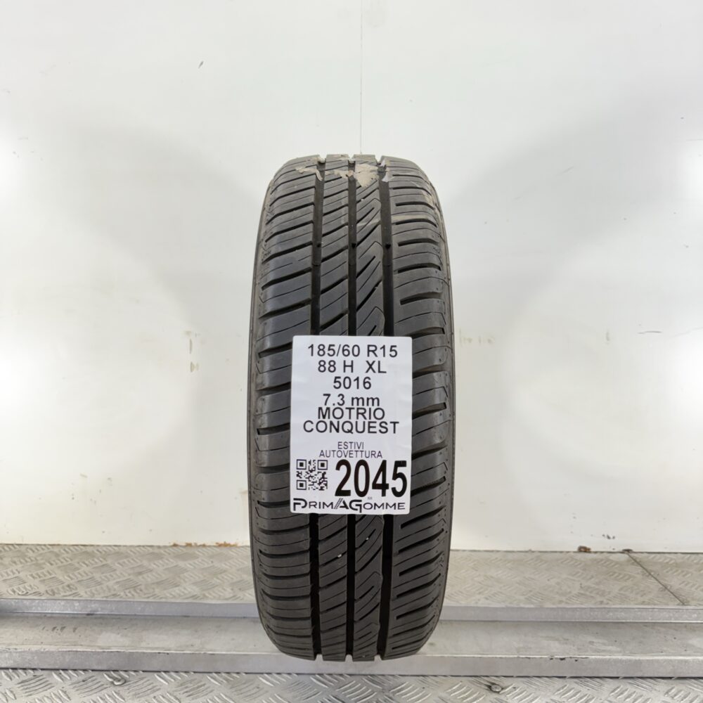 Pneumatico Usato 185 60 R15 XL 88H MOTRIO CONQUEST 100% Estivo