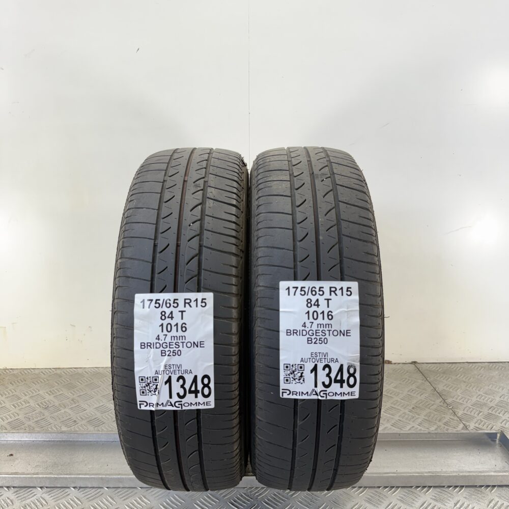 Gomme Usate 175 65 R15 84T Bridgestone B250 Estive
