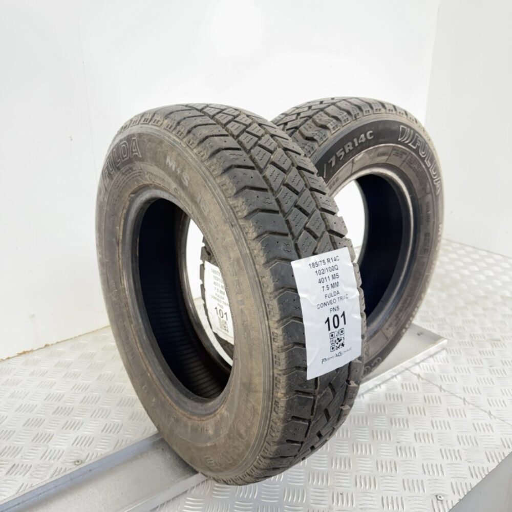 Pneumatici Usati 185 75 R14C 102 100Q Fulda Conveo Trac 99% Invernali - immagine 4