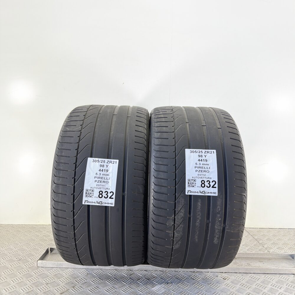 Pneumatici Usati 305 25 ZR21 98Y Pirelli PZero 76% Estive