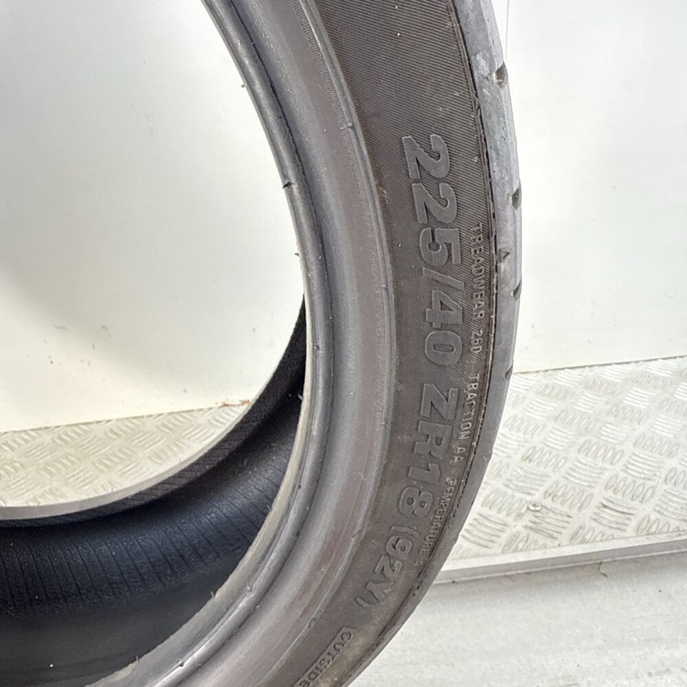Gomma Usata 225 40 ZR18 92Y Kumho Ecsta PS 91 78% Estive - immagine 8