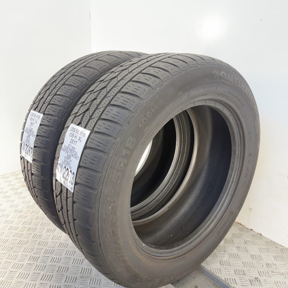 Gomme Usate 255 55 R18 XL 109H Continental Winter Contact SSR RunFlat Invernali - immagine 6