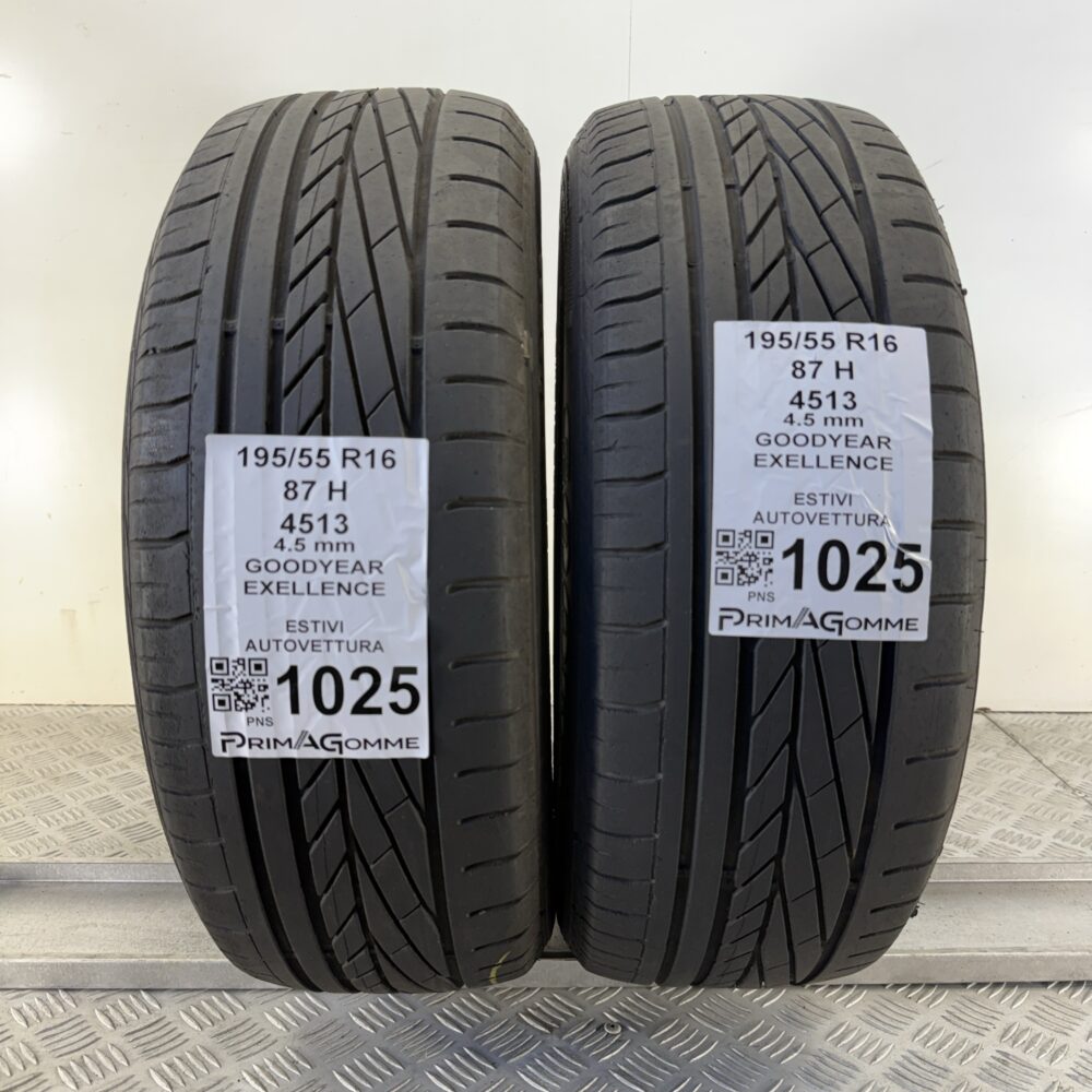 Gomme Usate 195/55 R16 87H Goodyear Excellence Estive