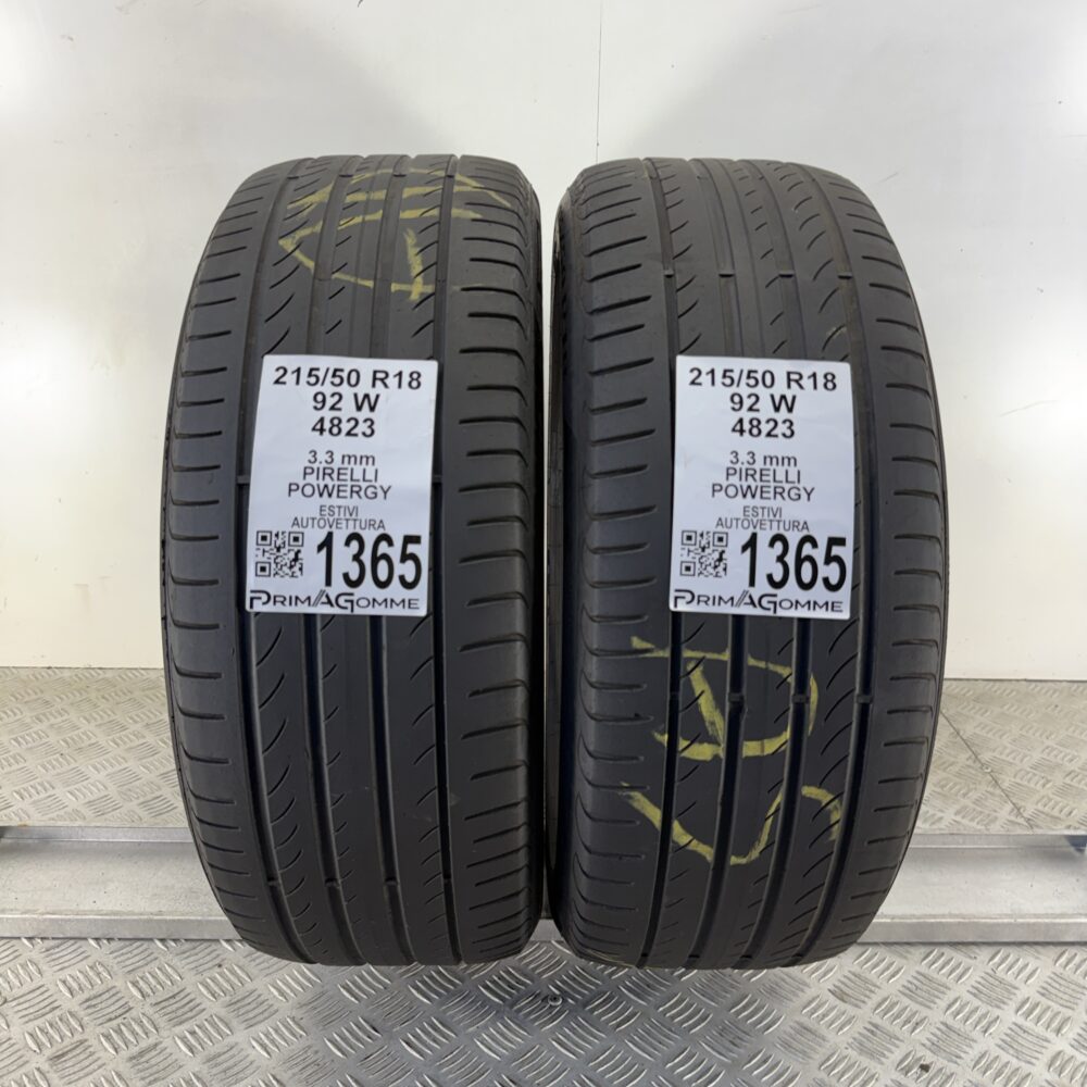 Pneumatici Usati 215 50 R18 92W PIRELLI POWERGY Estive