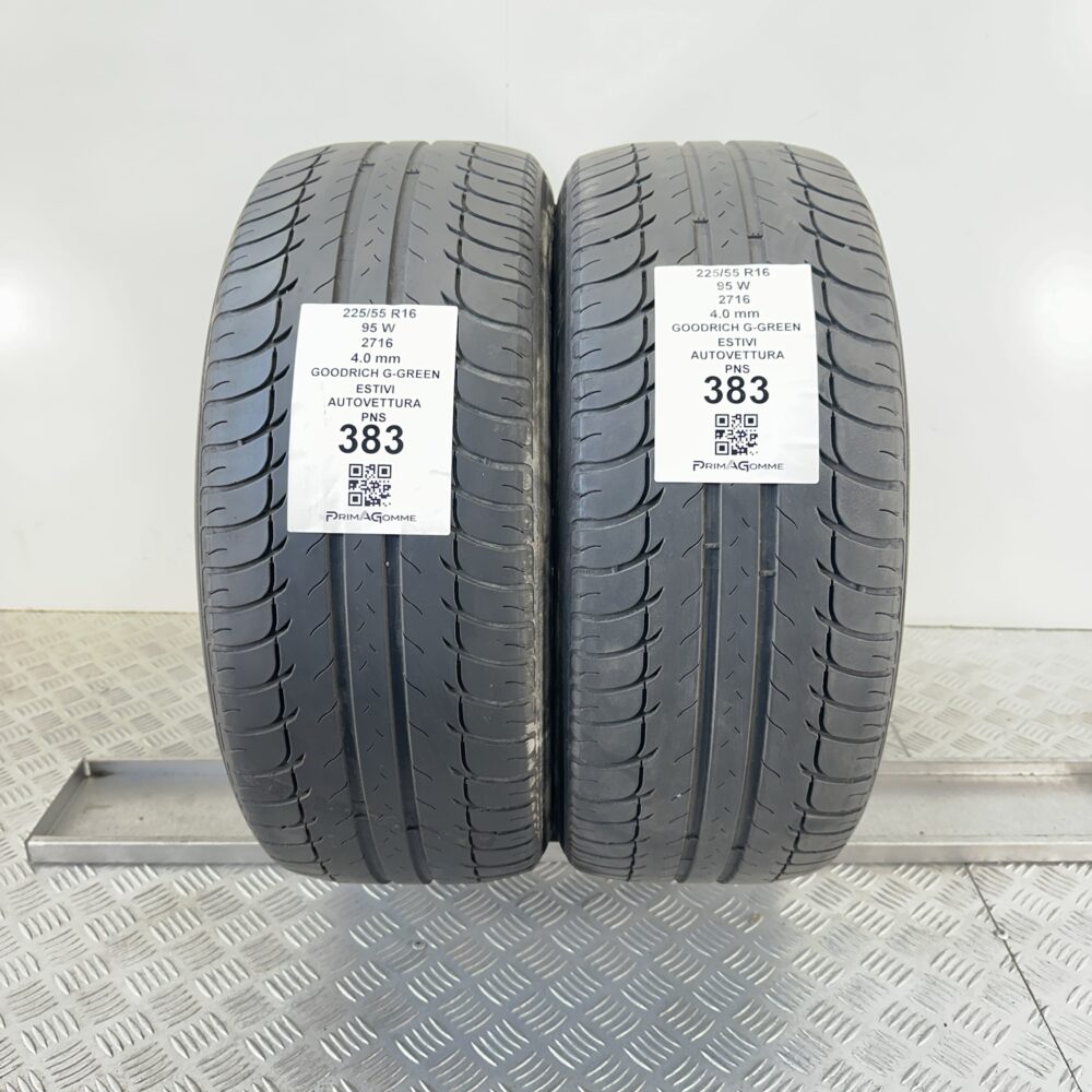 Pneumatici Usati 225 55 R16 95W Goodrich G-Green Estive