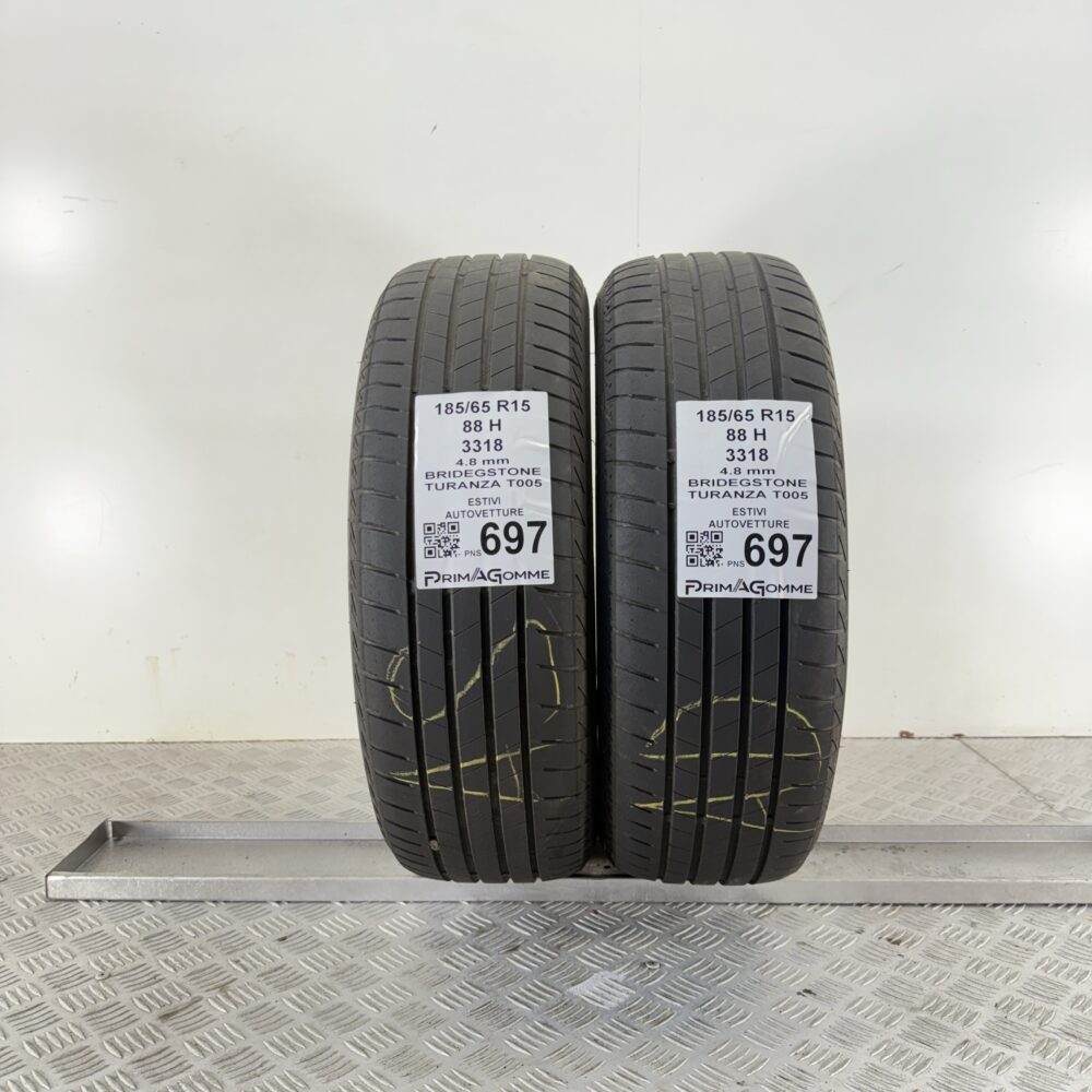 Pneumatici Usati 185 65 R15 88H Bridgestone Turanza T005 Estive