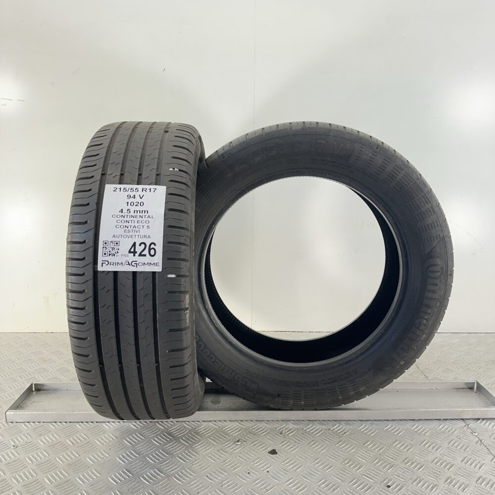 Pneumatici Usati 215 55 R17 94V Continental ContiEcoContact 5 Estive - immagine 4