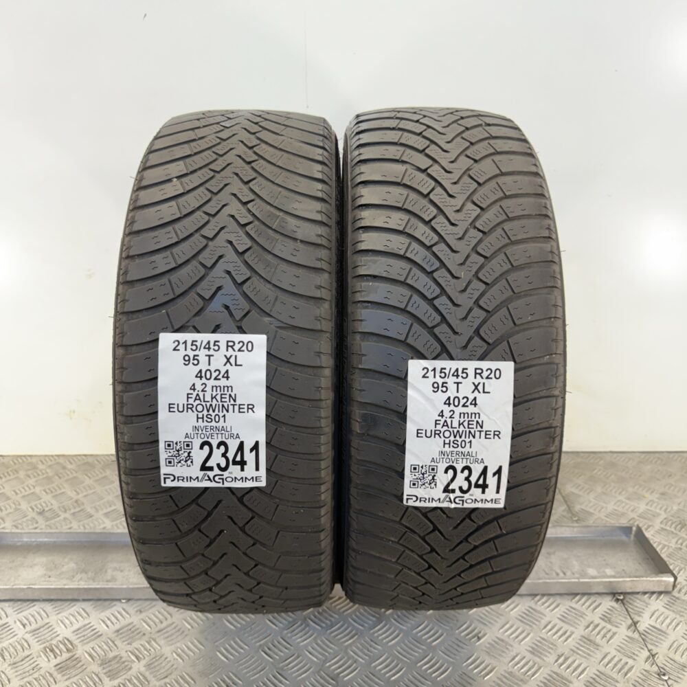 Gomme Usate 215 45 R20 XL 95T FALKEN Eurowinter HS01 Invernali