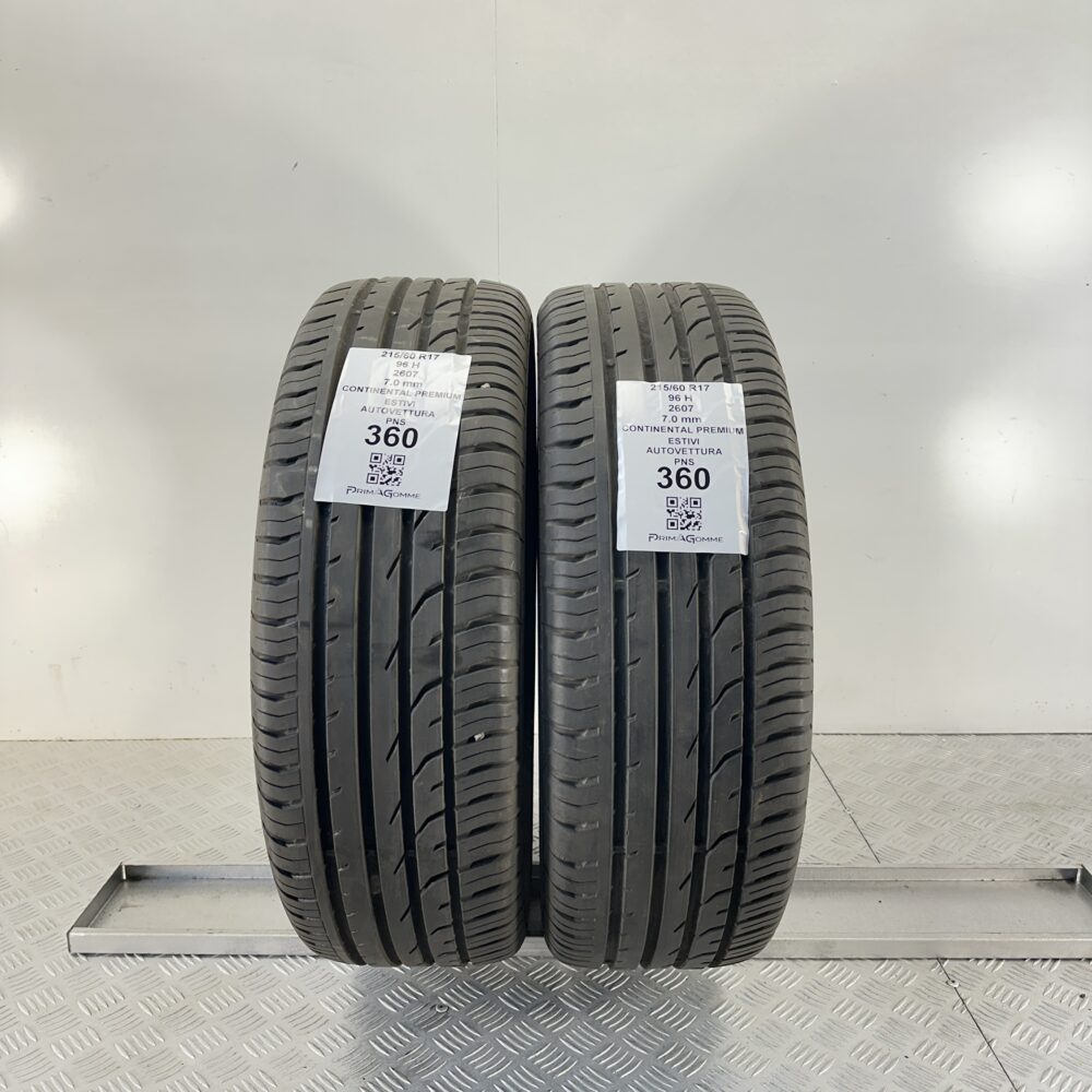 Pneumatici Usati 215 60 R17 96H Continental Premium 98% Estive