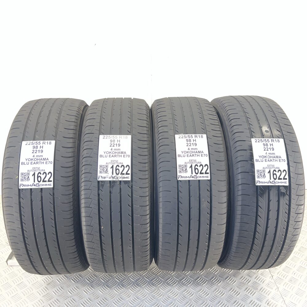 Gomme Usate 225 55 R18 98H Yokohama Blu Earth E70 Estive