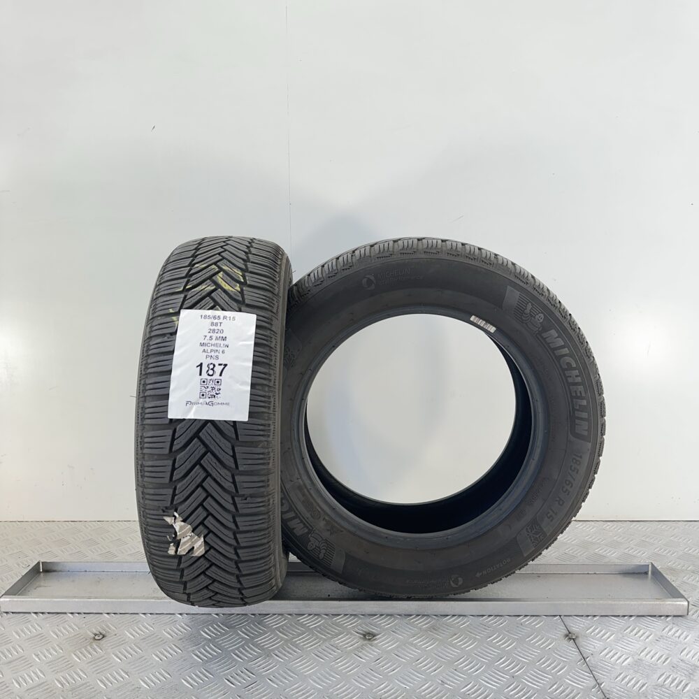 Pneumatici Usati 185 65 R15 88T Michelin Alpin 6 99% Invernali - immagine 4