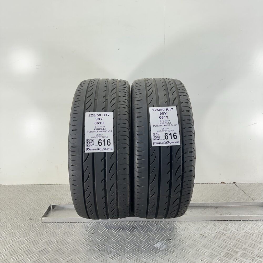 Pneumatici Usati 225 50 R17 98Y Pirelli PZero Nero GT 87% Estive