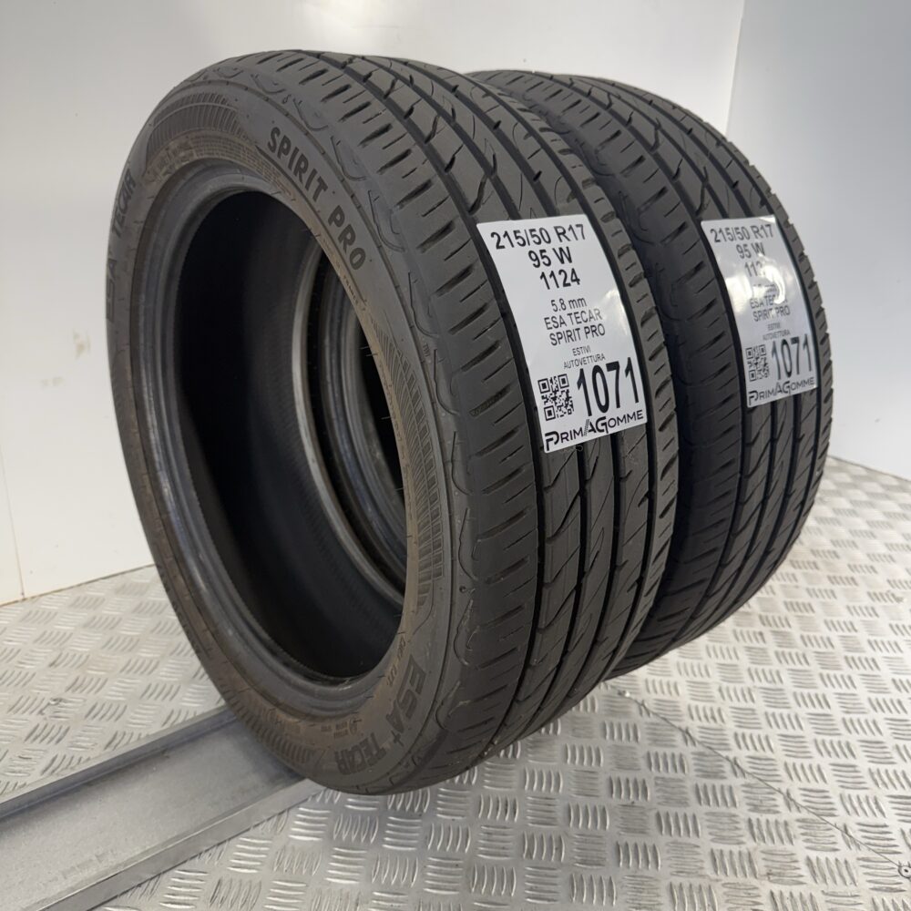 Gomme Usate 215 50 R17 95W ESA TECAR SPIRIT PRO 82% Estive - immagine 7